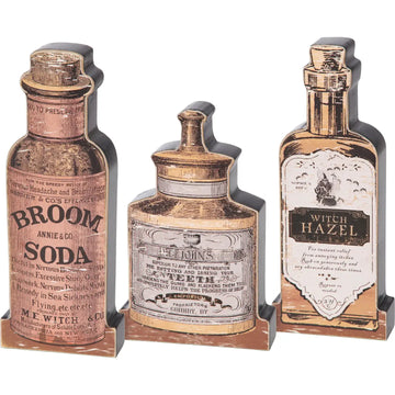 decor - wooden sitter - potions by primitives by kathy