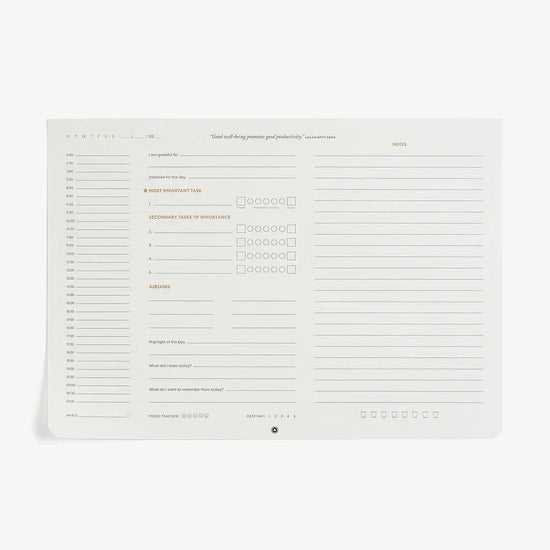 desk pad - productivity daily by intelligent change