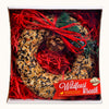 bird seed - wild feast wreath by mr. bird