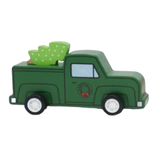 toy - pull back racer - christmas truck by jack rabbit creations