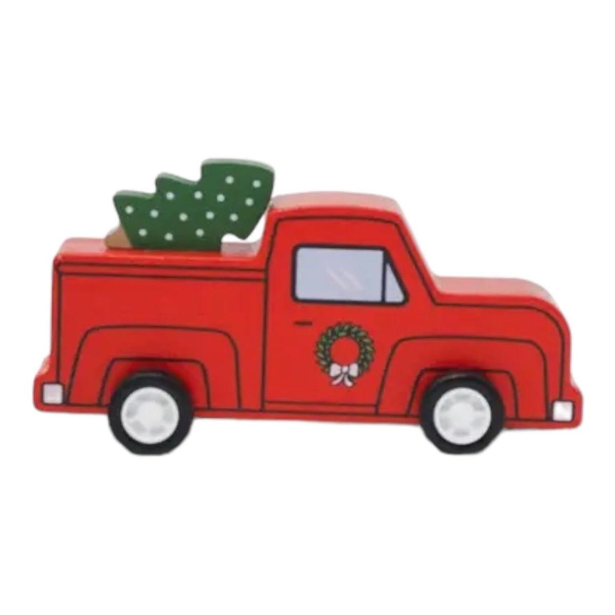 toy - pull back racer - christmas truck by jack rabbit creations