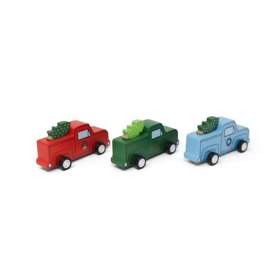 toy - pull back racer - christmas truck by jack rabbit creations