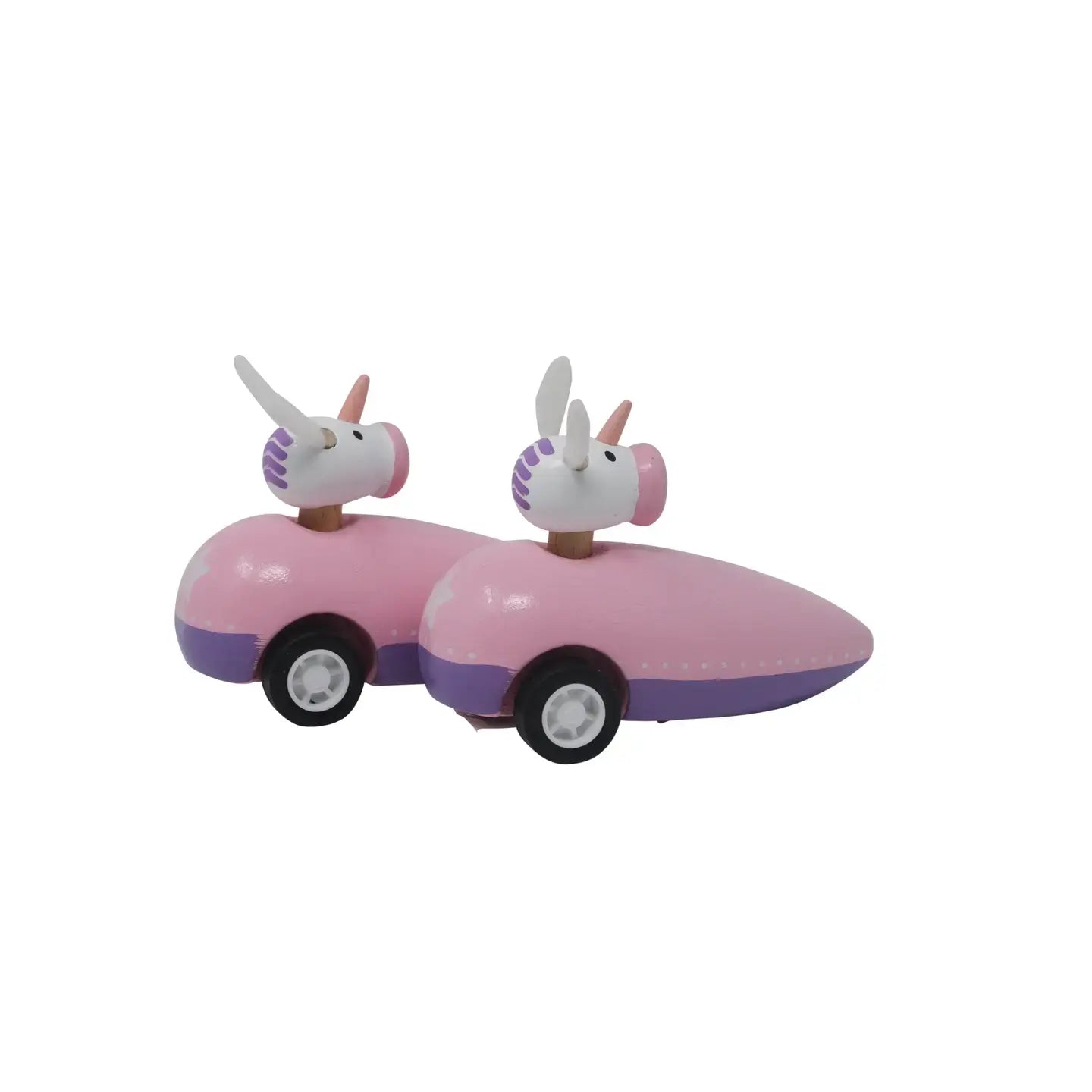 toy - pull back racer - unicorn by jack rabbit creations