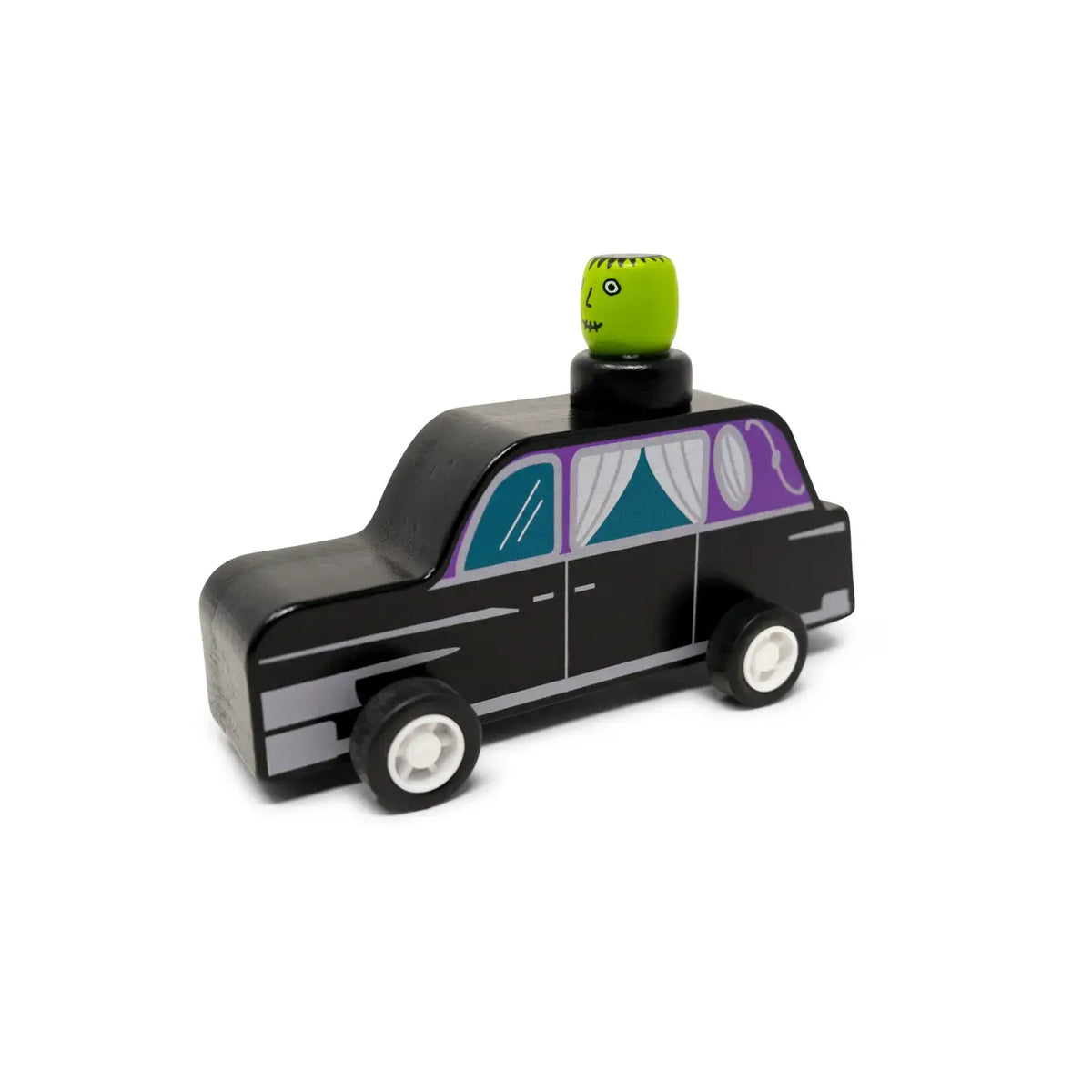toy - pull back racer - hearse by jack rabbit creations