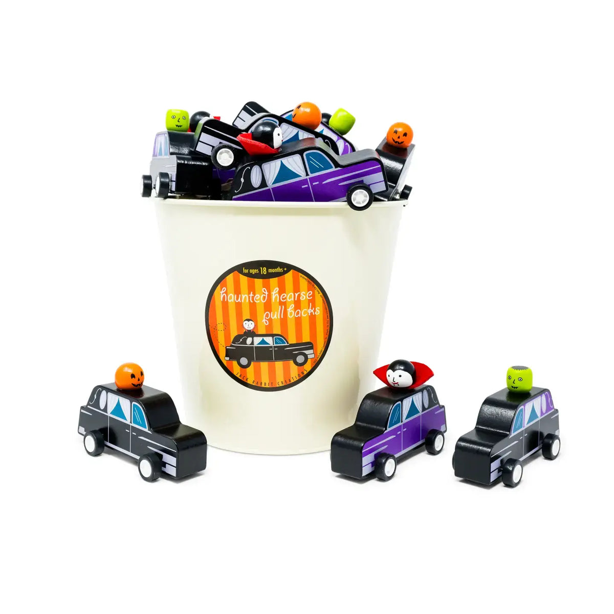 toy - pull back racer - hearse by jack rabbit creations