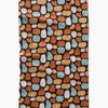 tea towel - microfiber autumn - pumpkin patch parade by geometry house