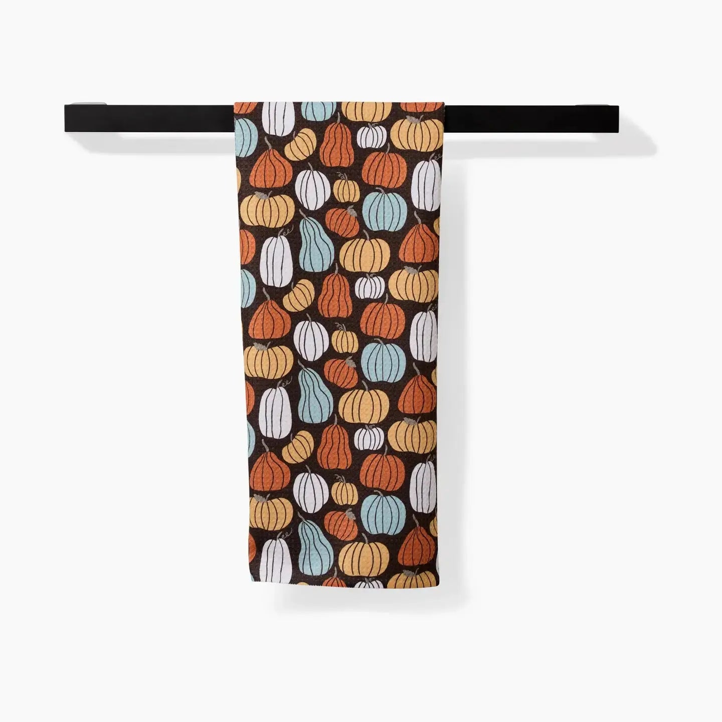 tea towel - microfiber autumn - pumpkin patch parade by geometry house