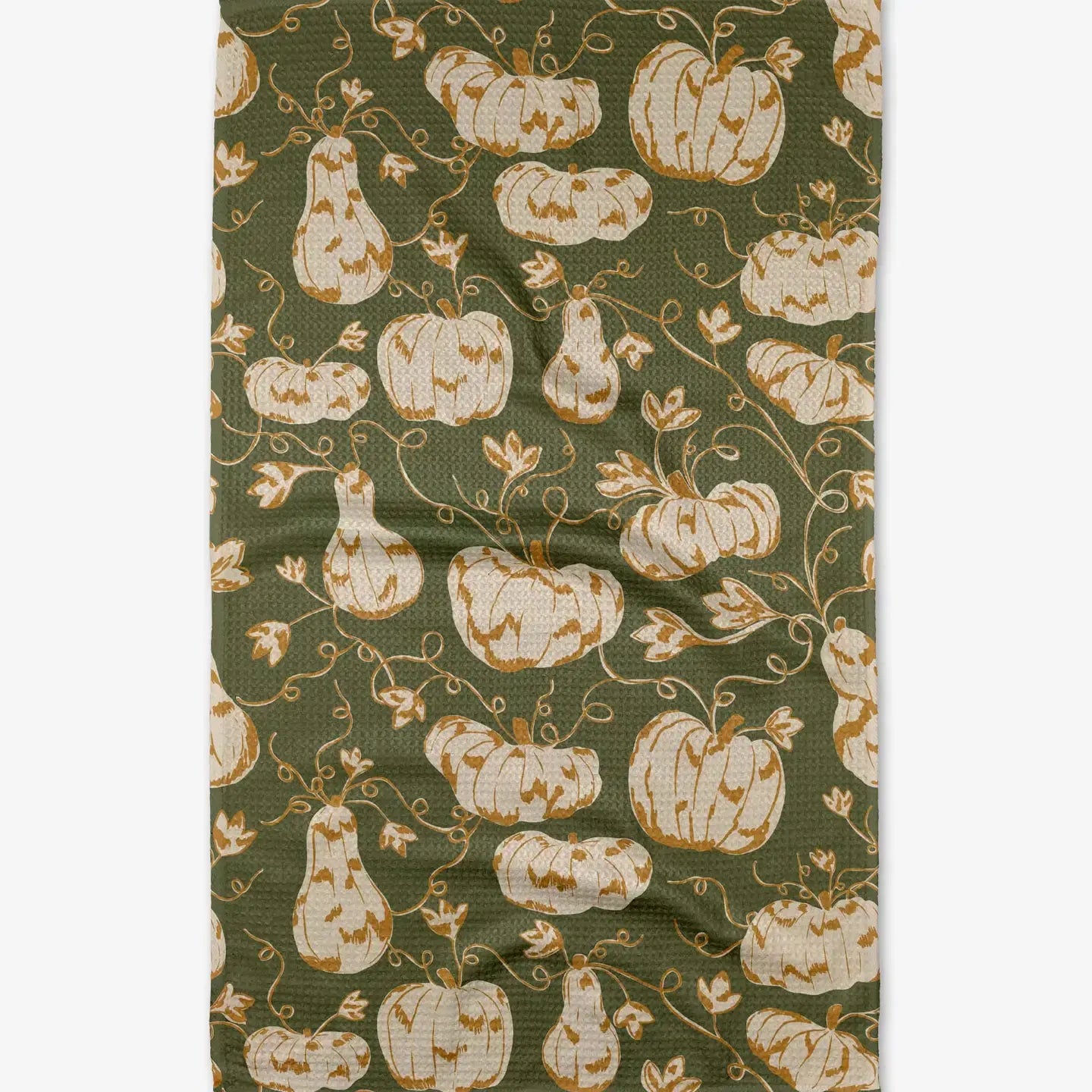 tea towel - microfiber autumn - pumpkin trail by geometry house