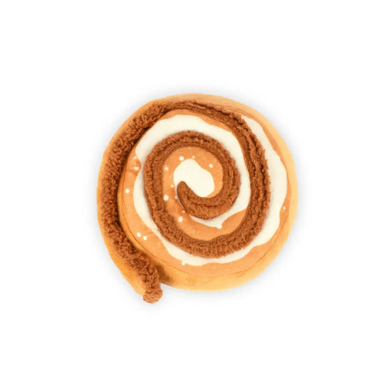 dog plush toy - café - cinnamon roll by p.l.a.y.