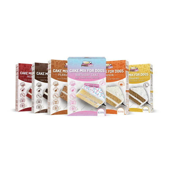 dog treat - cake mix by puppy cake