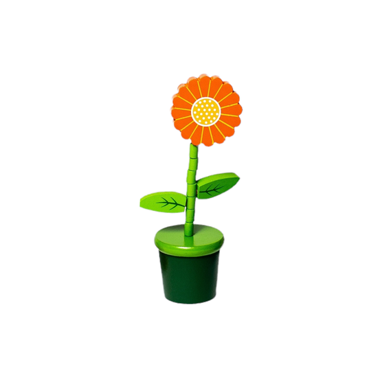 toy - push puppet - flower pot by jack rabbit creations