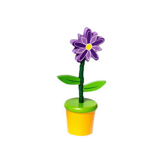 toy - push puppet - flower pot by jack rabbit creations