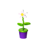 toy - push puppet - flower pot by jack rabbit creations
