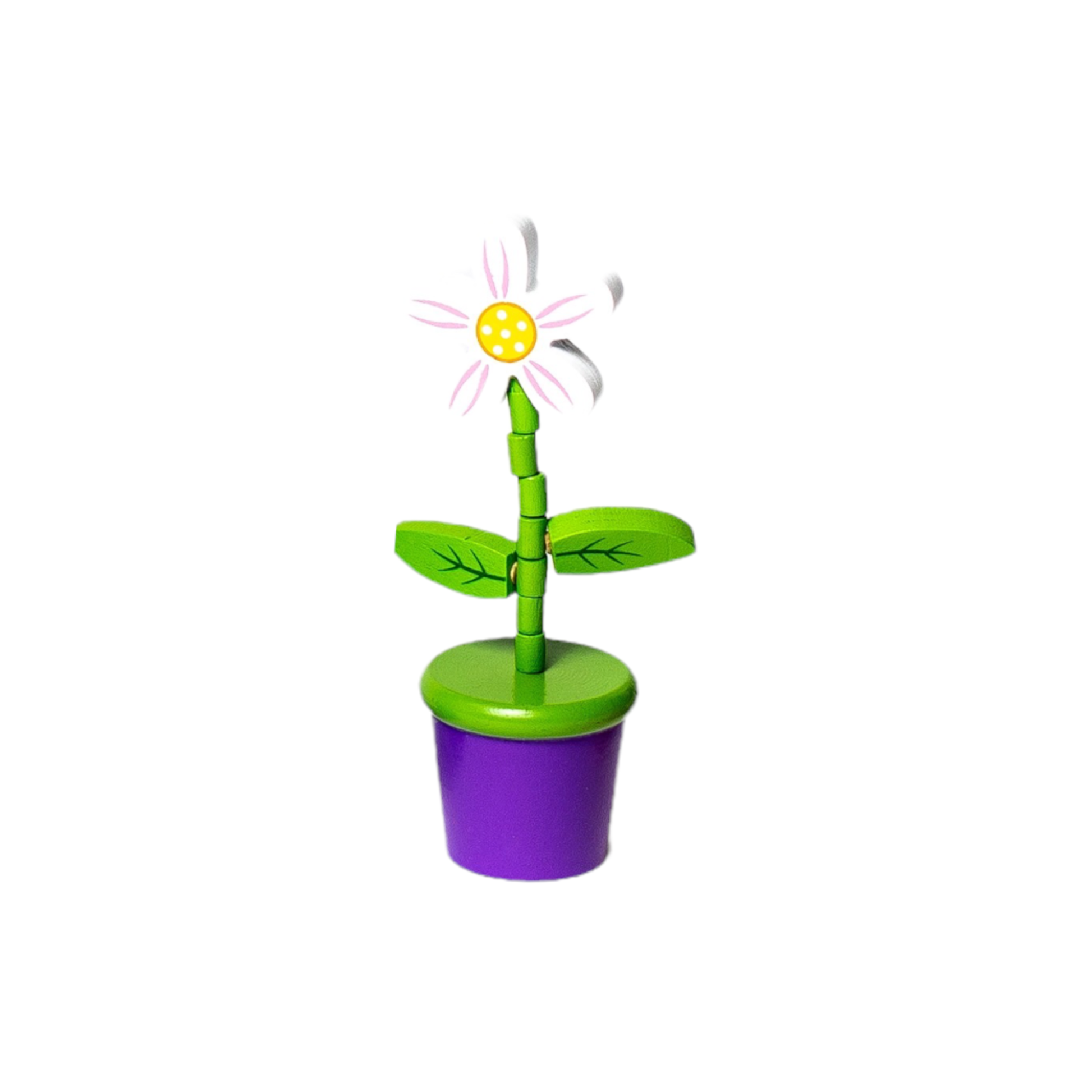 toy - push puppet - flower pot by jack rabbit creations