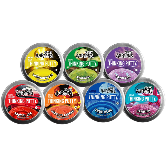 thinking putty - mini tins by crazy aaron's puttyworld