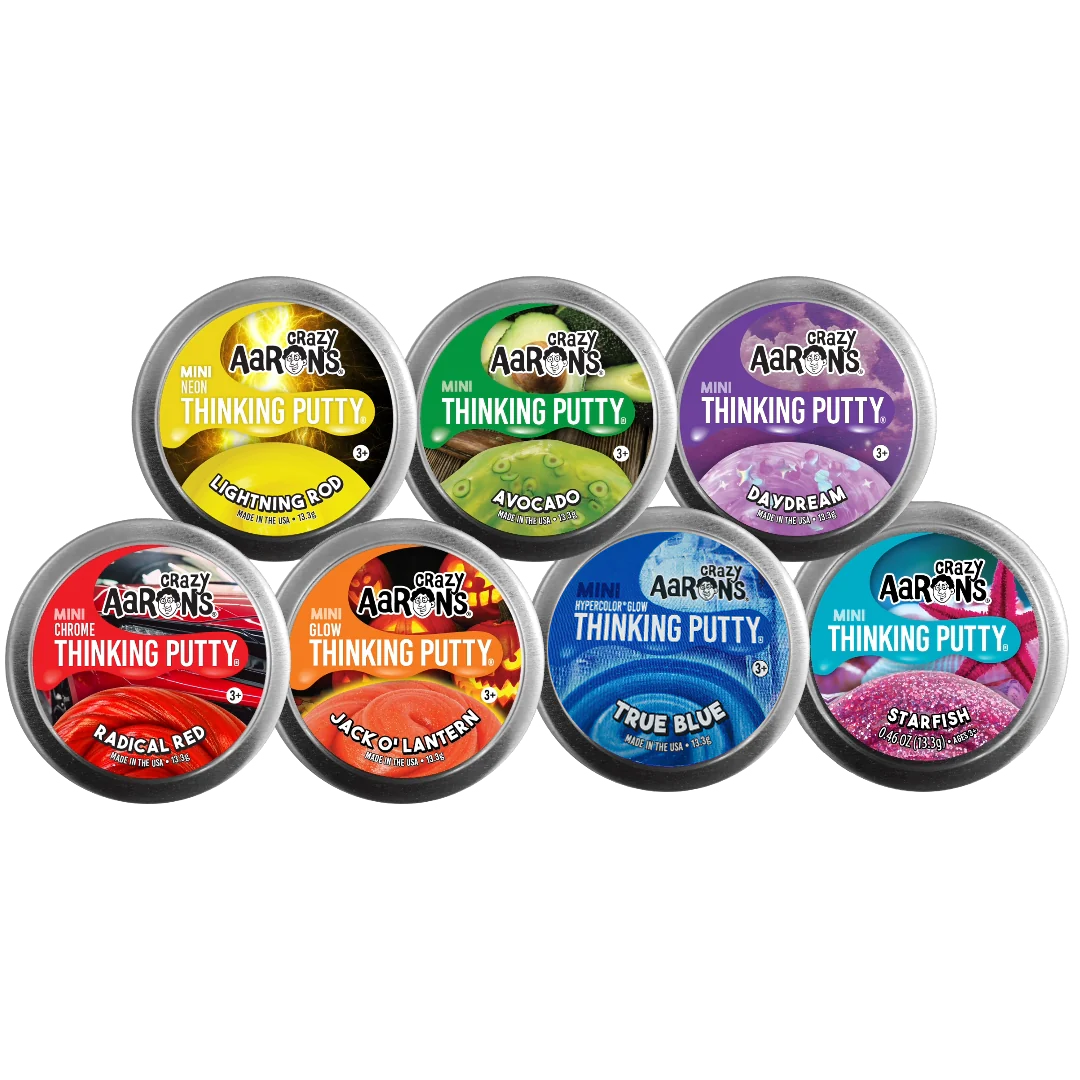 thinking putty - mini tins by crazy aaron's puttyworld