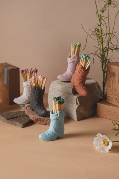 match holder - cowboy boot by paddywax