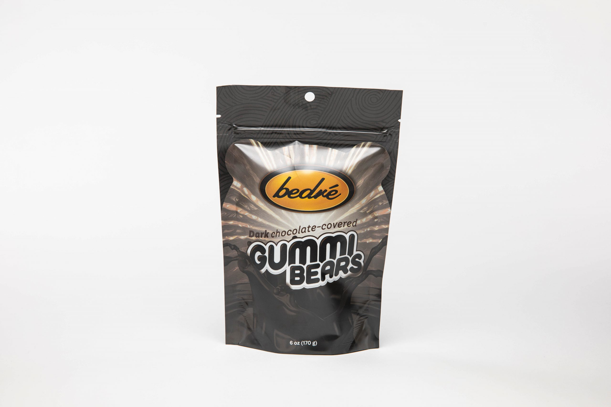 Candy – Bedré Gummi Bears – Dark Chocolate – 6oz