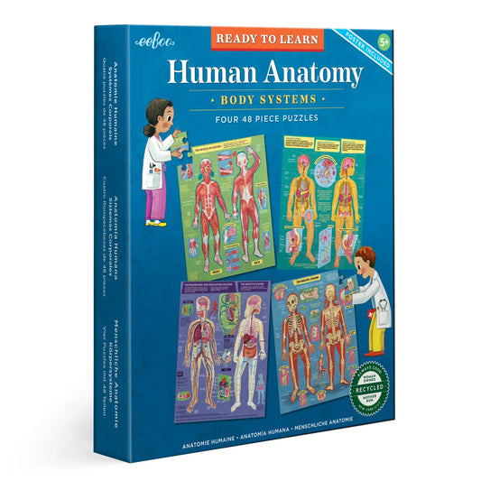 puzzle set - human anatomy by eeboo