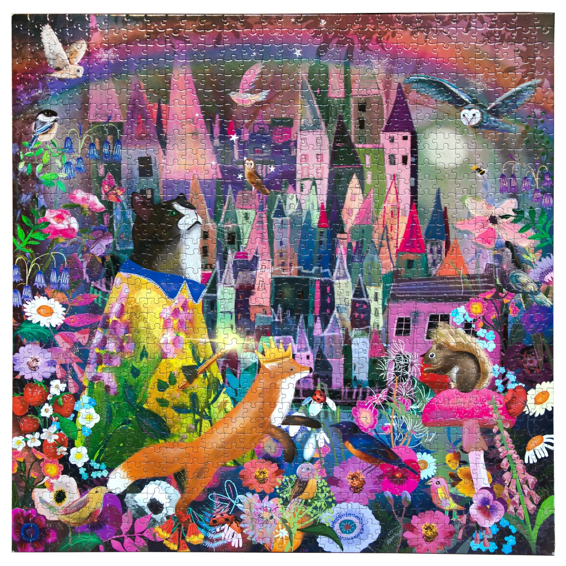 puzzle - 1000-piece - cat & the castle by eeboo