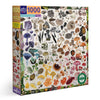 puzzle - 1000-piece - mushroom rainbow by eeboo