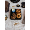 Dish Spoon Rest | Mango Wood | Black | 3.5x3.25