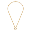 Necklace | Rolo Chain 18" | Charm Holder | 14KGP