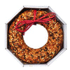 Bird Seed Wreath | Flaming Hot Feast