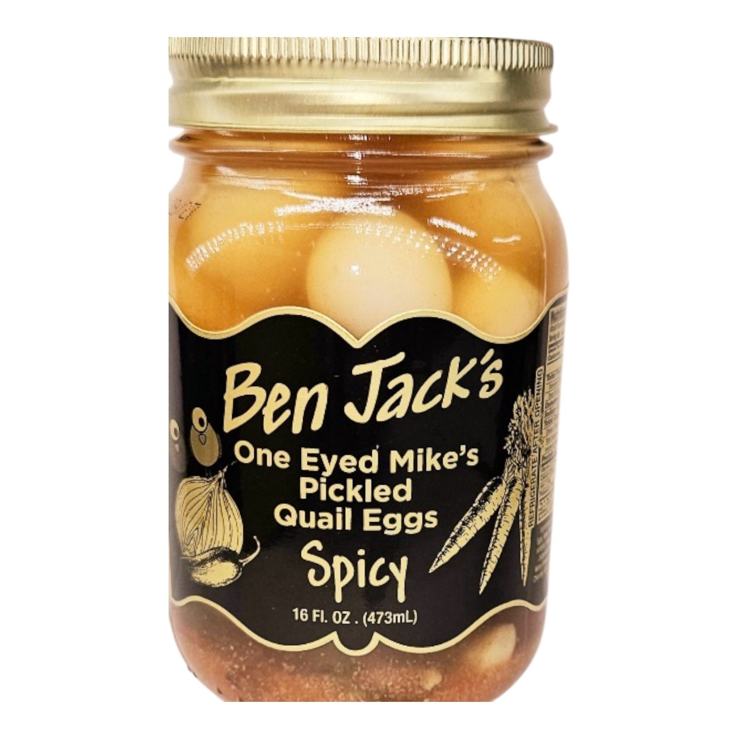 pickled quail eggs - one eyed mike’s spicy by ben jack larado's