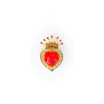 brooch pin - queen of hearts by trovelore