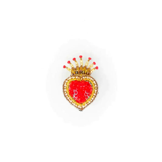 brooch pin - queen of hearts by trovelore