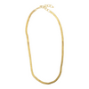 Necklace | Brass 3D Slink Chain 16-18" | 4mm
