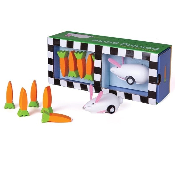toy - bowling game - rabbit & carrots by jack rabbit creations