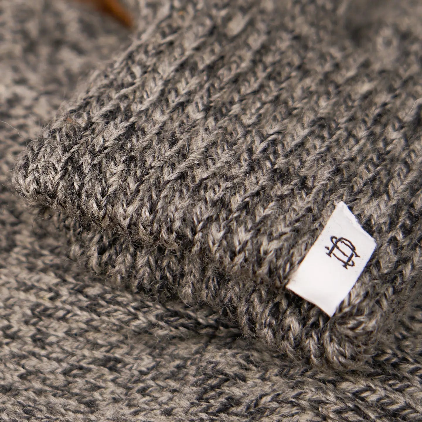 gloves - fingerless ragg wool - s/m charcoal melange by upstate sock