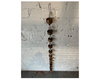 chime - rain gauge chain - clear beads by moksha imports