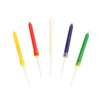 candles - flame multicolored - 12 pack by talking tables, usa