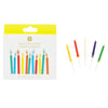 candles - flame multicolored - 12 pack by talking tables, usa