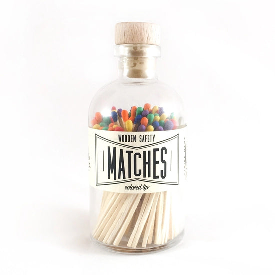 matchstick jar - vintage apothecary by made market co