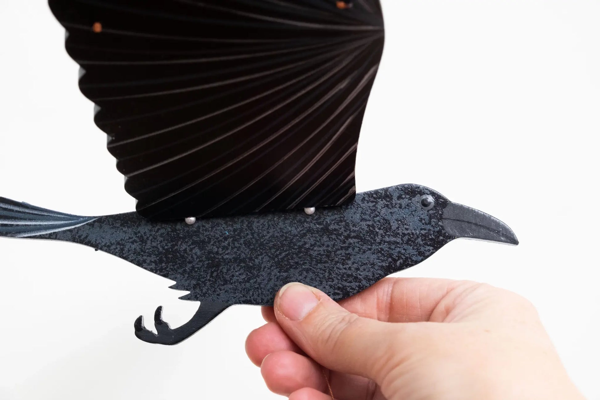 mobile - flying - raven by tulia's artisan gallery