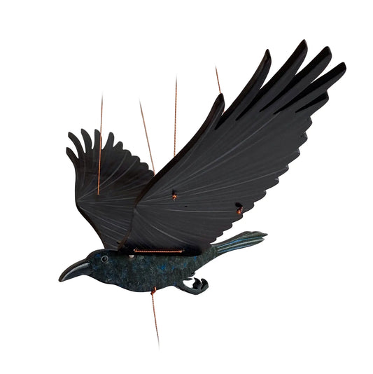 mobile - flying - raven by tulia's artisan gallery