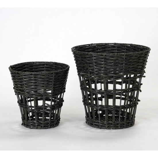 basket - round utility - graphite by time concept inc.