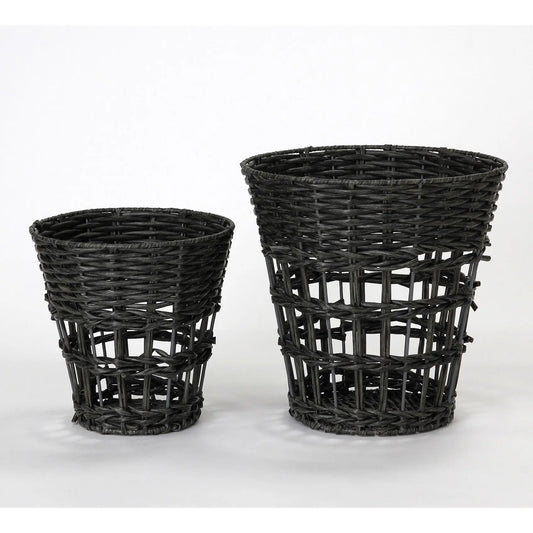 basket - round utility - graphite by time concept inc.