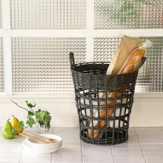 basket - handle utility - graphite by time concept inc.