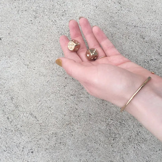 dice set - brass - really nice by son of a sailor