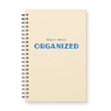 notebook - weekly planner - really organized - vanilla by ruff house print shop