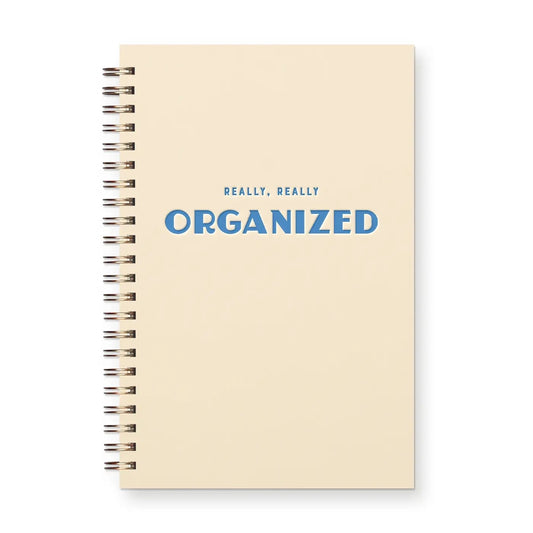 notebook - weekly planner - really organized - vanilla by ruff house print shop