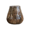 candle holder - tapered votive - glass mosaic - mirrored by creative co-op