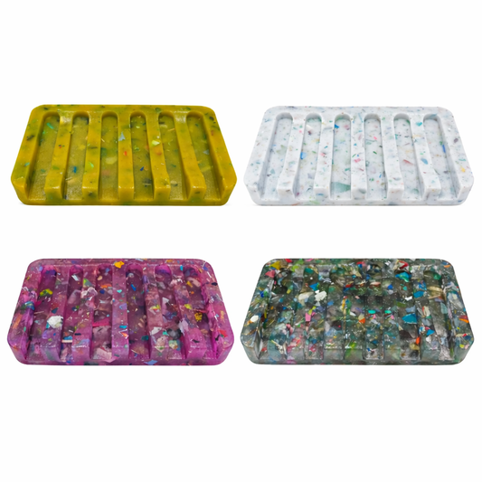 soap dish - tiered - recycled by shred mfg
