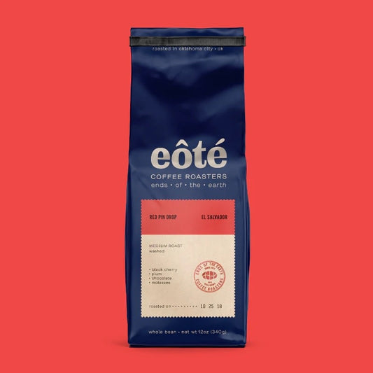 coffee eôté - 12oz - red pin drop by eote coffee