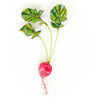 brooch pin - red radish by trovelore